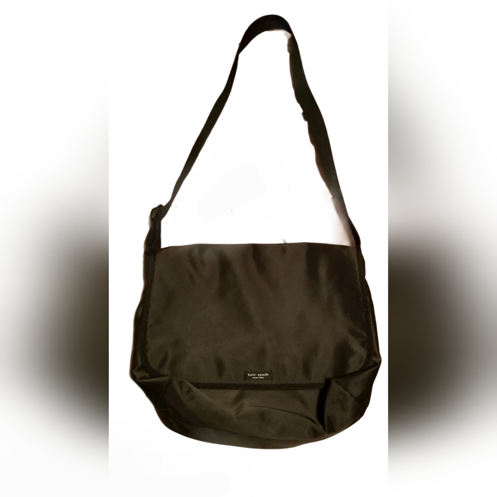 Kate Spade Nylon Black Messenger Bag
